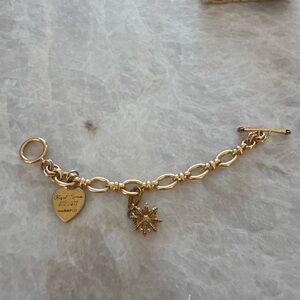 Juicy Couture Gold Charm Bracelet